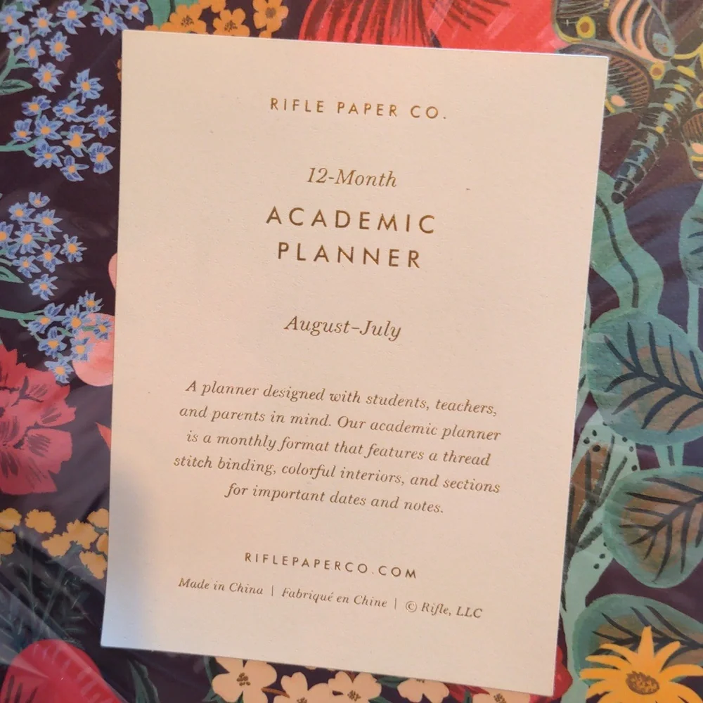 5/$18 Brand New Rifle Paper Co. 2023-2024 Academic Planner